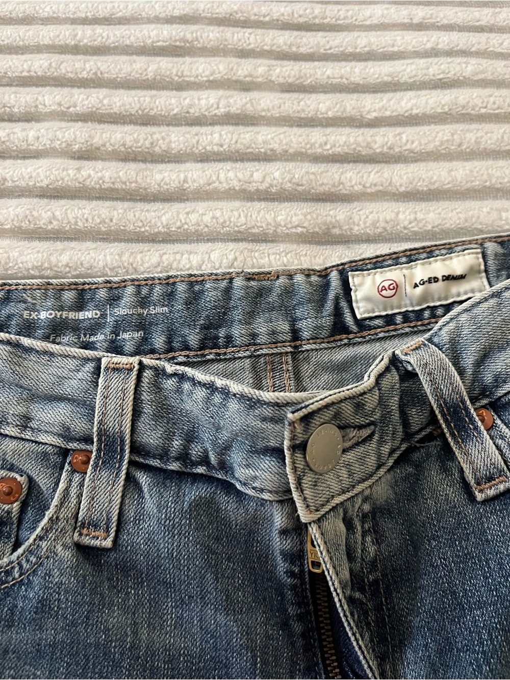 AG Ex-Boyfriend Slouchy Slim Jeans - Picture 6 of 11